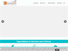 Tablet Screenshot of clinisoft.es